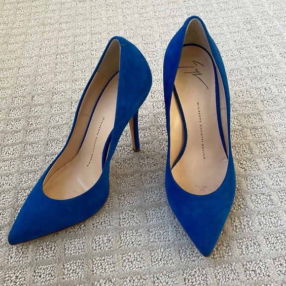 Giuseppe Zanotti blue pumps size 38 - Picture 1 of 5